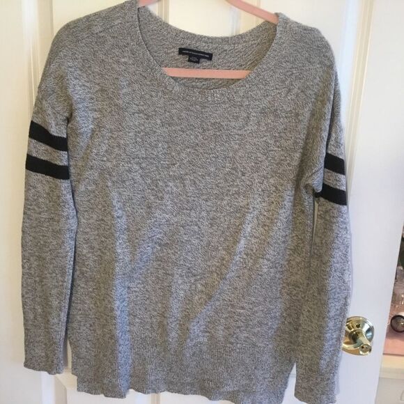 NWOT American Eagle Oversized Grey Sweater - Picture 2 of 9